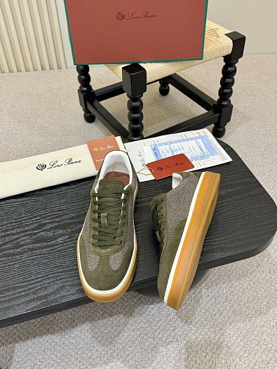 Мужские кроссовки Loro Piana Tennis Walk - Green   