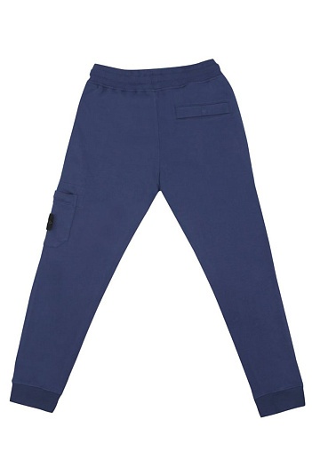 Мужские штаны тёмно-синего цвета Stone Island compass-patch   