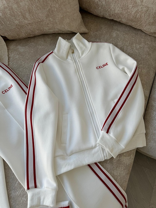 Женский костюм Celine белого цвета