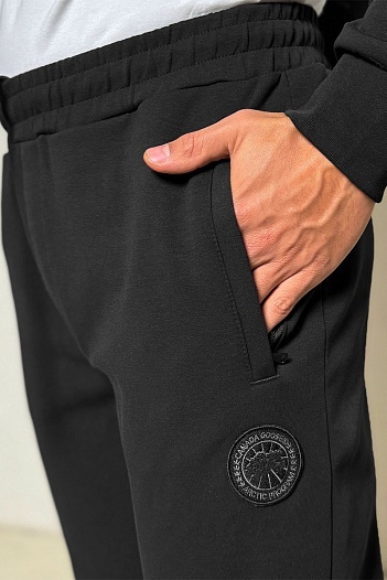 Мужские спортивные штаны Canada Goose чёрного цвета   