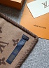 Плед Louis Vuitton Neo Monogram premium 140x180 см - Brown