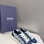 Женские комбинированные кроссовки Dior - Blue