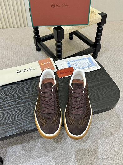 Мужские кроссовки Loro Piana Tennis Walk - Brown   