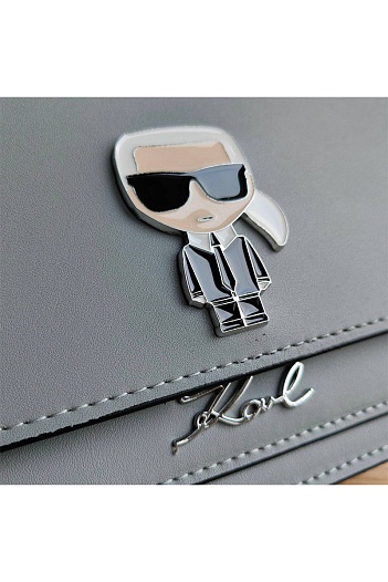 Кожаная сумка Karl Lagerfeld K/Ikonik Metal Lock 22x16 см (3 расцветки)   