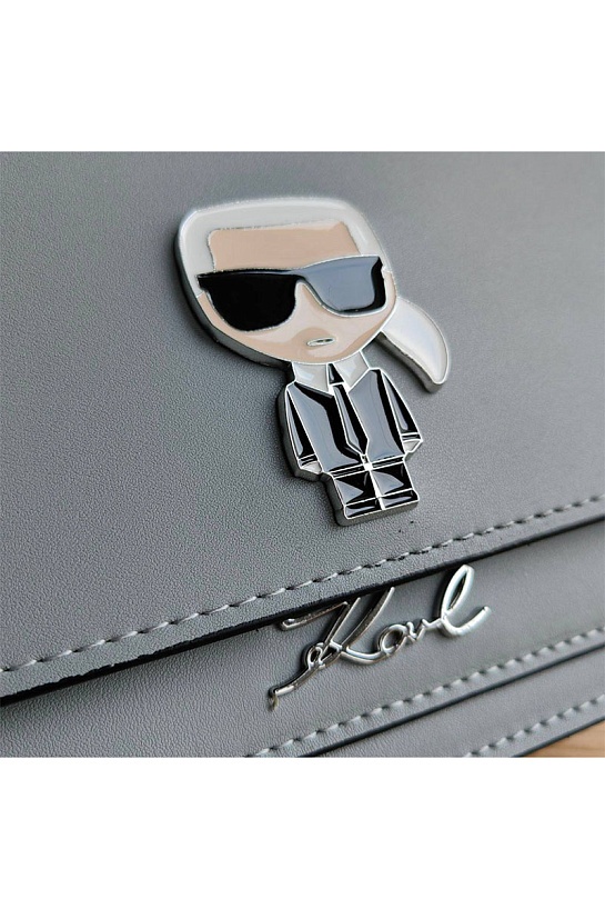 Кожаная сумка Karl Lagerfeld K/Ikonik Metal Lock 22x16 см (3 расцветки)