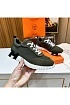 Мужские замшевые кроссовки Hermes Bouncing - Green