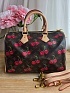 Кожаная сумка Louis Vuitton x Takashi Murakami Cherry Speedy 30x22 см