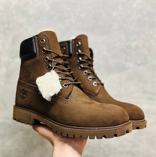 Зимние ботинки с мехом Timberland   