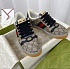 Кожаные кроссовки Gucci GG Screener - Grey
