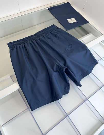 Мужские шорты Brunello Cucinelli Premium - Navy   