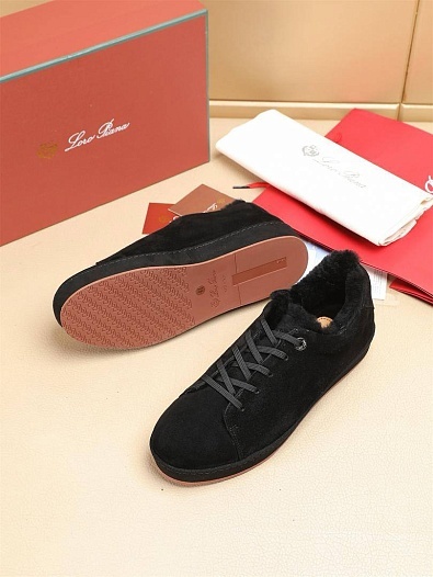 Зимние кроссовки с мехом Loro Piana   