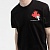 Чёрная мужская футболка Dsquared2 maple leaf-print