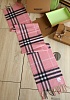 Шарф Burberry Check premium 168x30 см - Pink