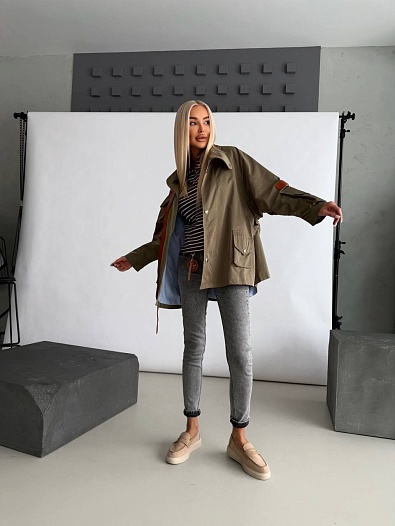 Женская ветровка Loewe premium - Olive   