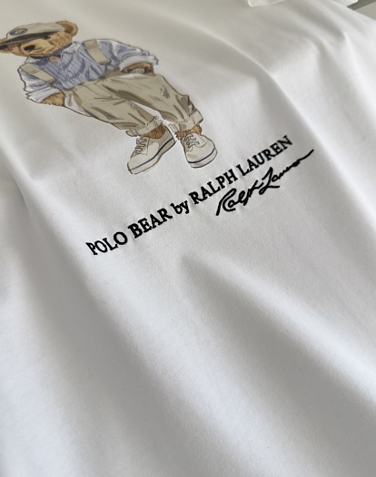 Футболка Polo Ralph Lauren Hemingway Bear - White   