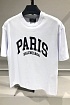 Оверсайз футболка Balenciaga Paris - White