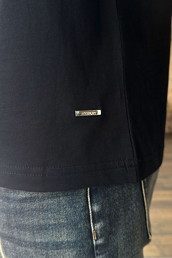 Чёрная оверсайз футболка Givenchy Chain   