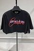 Женская чёрная футболка-топ Versace Jeans Couture