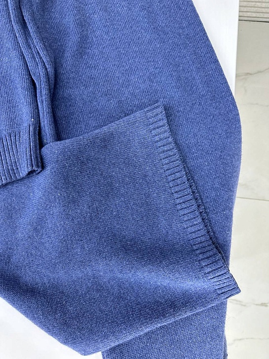 Женский синий костюм Loro Piana Premium