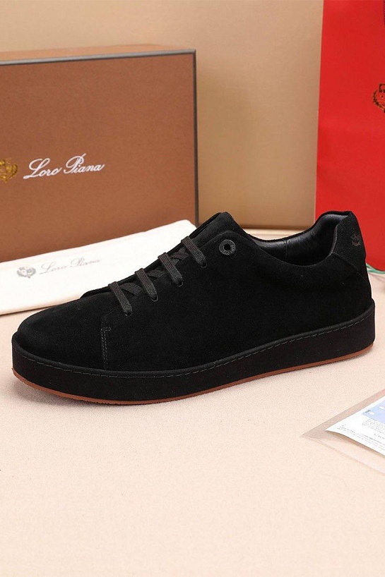 Мужские замшевые кроссовки Loro Piana