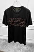 Футболка чёрного цвета Hugo Boss logo-applique