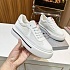 Комбинированные кроссовки Prada logo-stripe - White