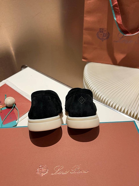 Женские замшевые лоферы Loro Piana Summer Charms Walk premium