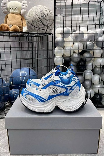 Женские комбинированные кроссовки Balenciaga Women's 10XL - White / Blue   