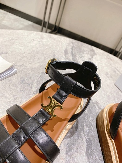 Женские сандалии Celine Premium - Black   