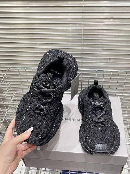 Женские кроссовки Balenciaga 3XL Rhinestones premium