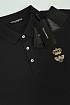 Классическое поло Dolce&Gabbana Bee & Crown - Black