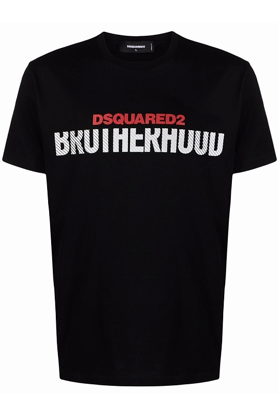 Мужская футболка Dsquared2 "Brotherhood" - Black