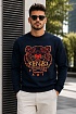 Синий мужской свитшот Kenzo Tiger Head embroidered
