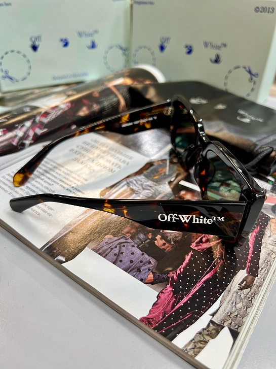 Солнцезащитные очки Off-White Savannah - Black Leopard