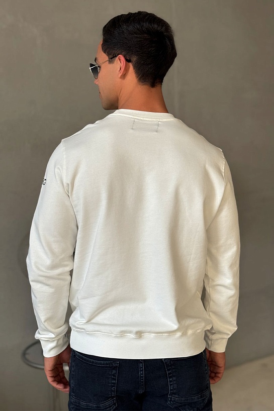 Мужской свитшот Iceberg "Daffy Duck" - White