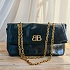Кожаная сумка Balenciaga Monaco Chain 30x21 см - Gold