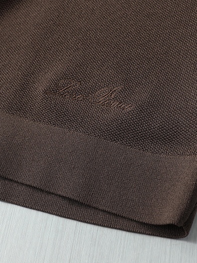 Мужское поло Loro Piana premium - Black   