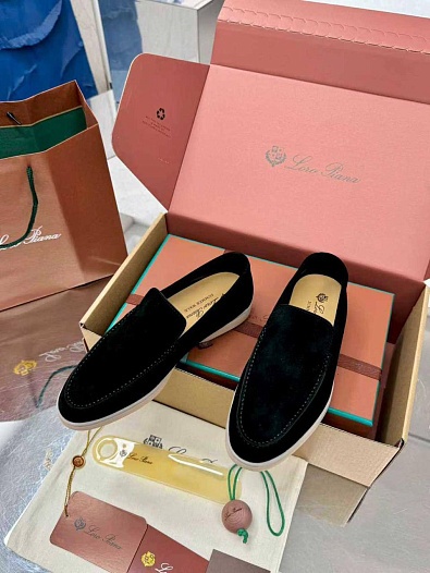 Женские заишевые лоферы Loro Piana Summer Walk premium   