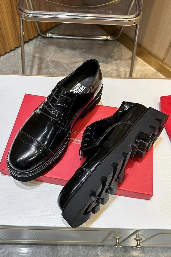 Мужские кожаные ботинки Salvatore Ferragamo