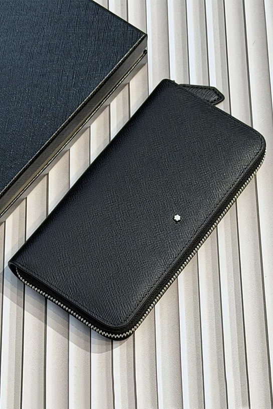 Кожаное портмоне Montblanc Sartorial premium 19.5x10x3 см