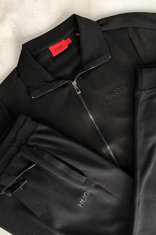 Мужские чёрные штаны Hugo Boss