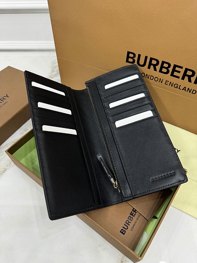 Кожаный бумажник Burberry Premium 19x10x2.5 см   