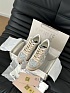 Женские кожаные кроссовки Golden Goose Ball Star Premium - Grey Sequin