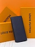 Кожаный бумажник Louis Vuitton Brazza premium 10x19x2 см