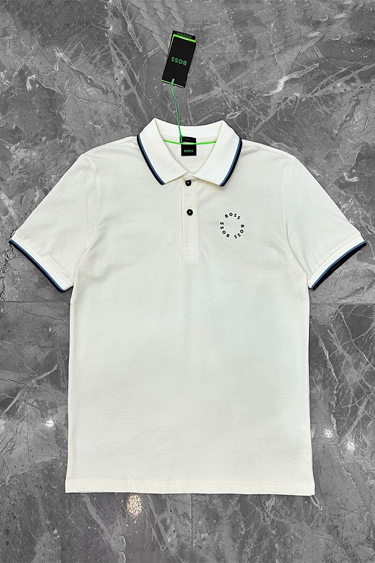 Поло бежевого цвета Hugo Boss "Paule 2"