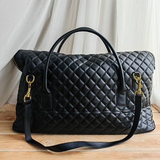 Женская дорожная сумка Yves Saint Laurent 54x37 см -Black   