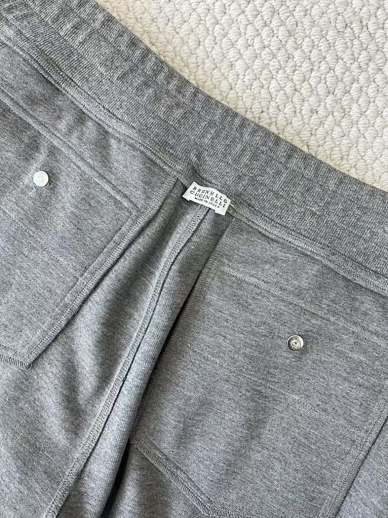 Мужские серые шорты Brunello Cucinelli Premium