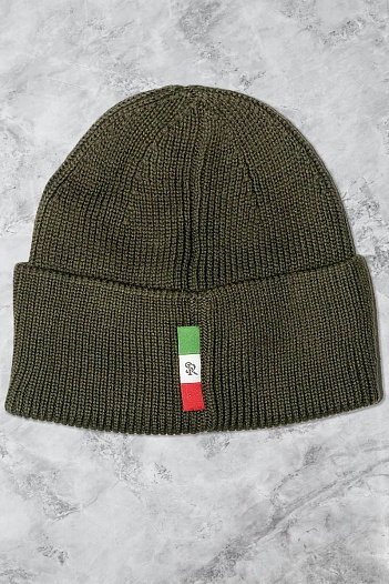 Шапка Stefano Ricci logo-embroidered - Khaki   
