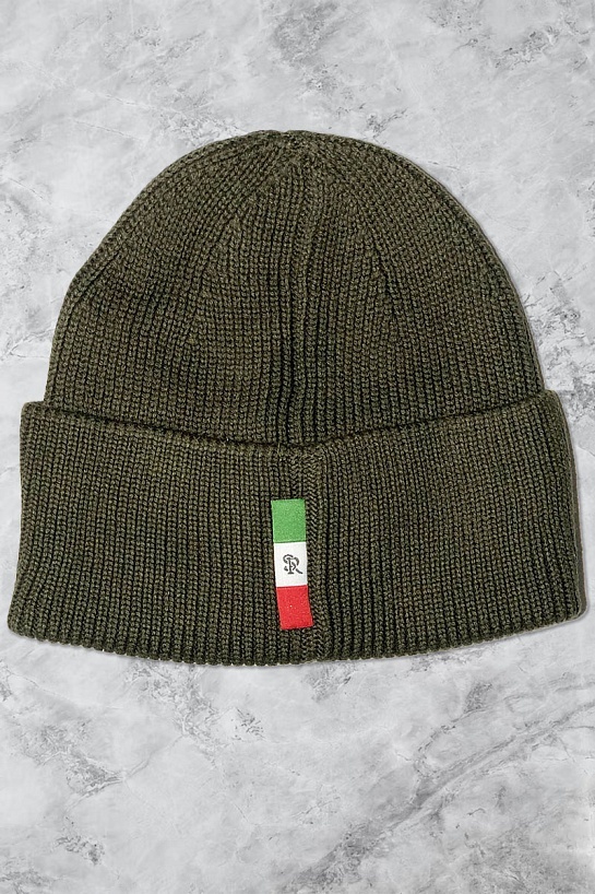 Шапка Stefano Ricci logo-embroidered - Khaki