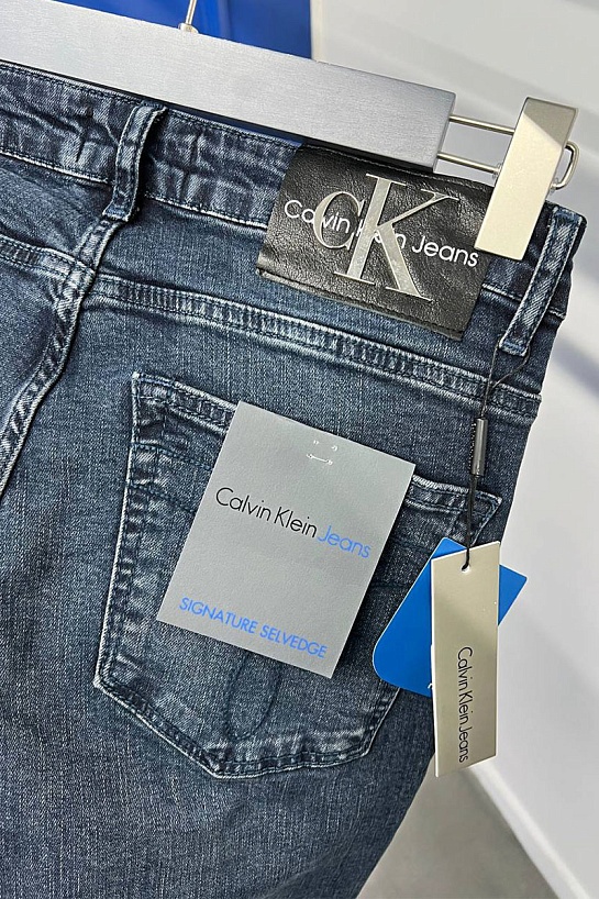 Мужские тёмно-синие джинсы Calvin Klein